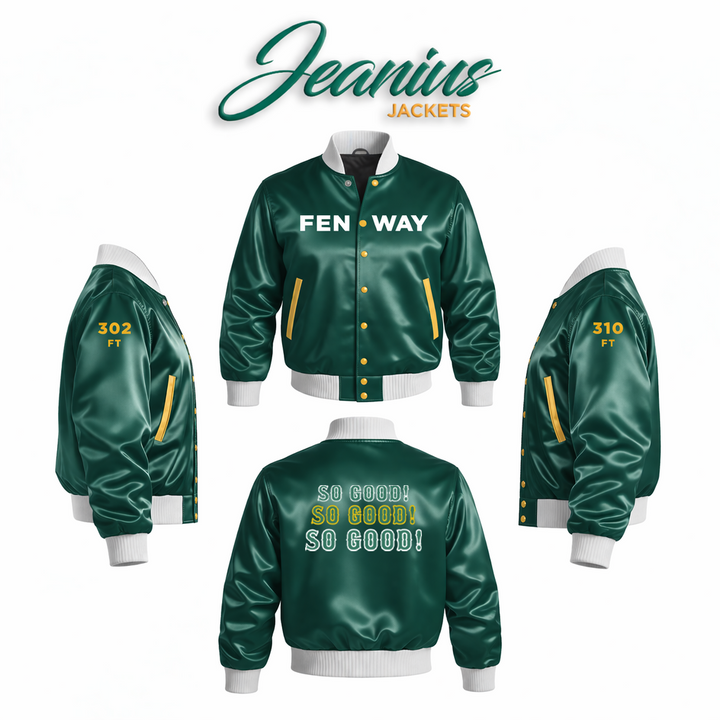 Fenway Satin Jacket (Full or Cropped)